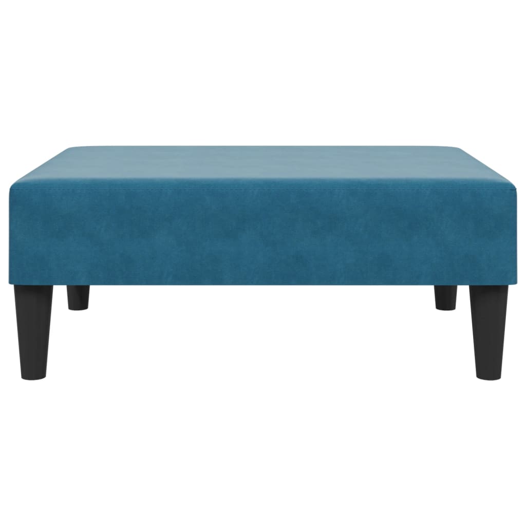 2-delt Blue Velvet sofasæt