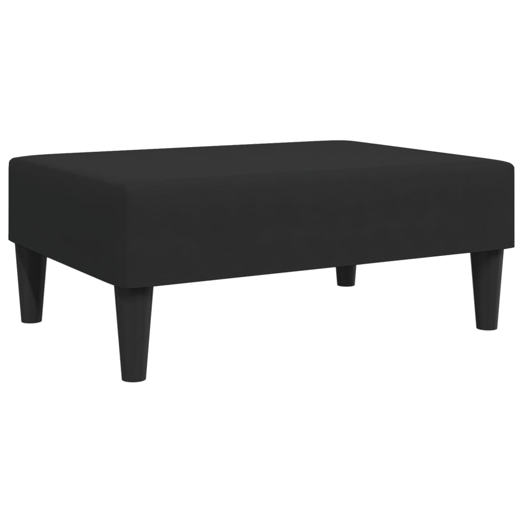 2-delt Sofasæt i sort fløjl