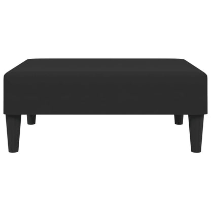 2-delt Sofasæt i sort fløjl