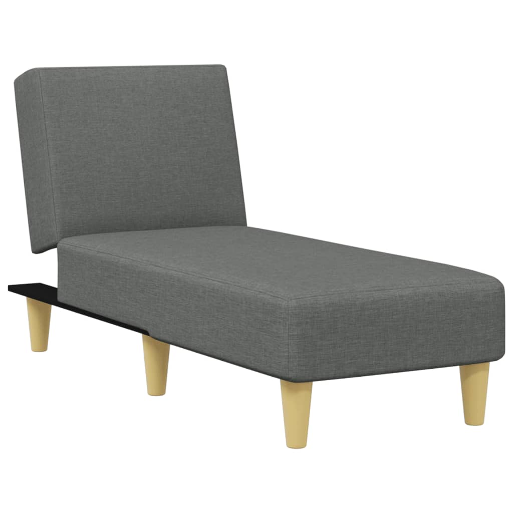 2-delt Sofasæt mørkegrå stof