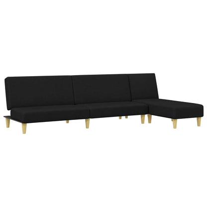 2-delt Sofasæt sort stof