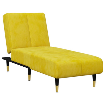 2-delt sofasæt gult fløjl