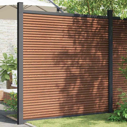 Zaunelement WPC Braun 173x186 cm