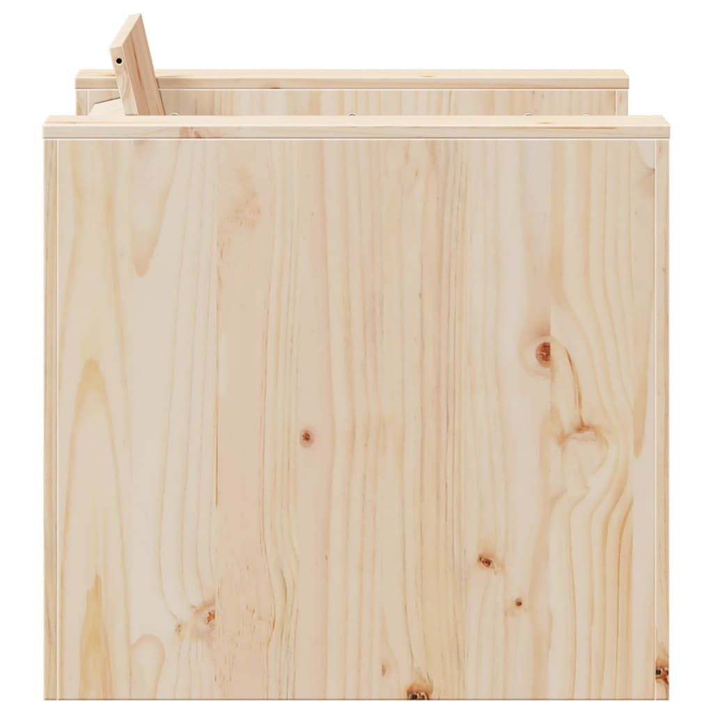 Havestol 79x60x62 cm massivt fyrretræ
