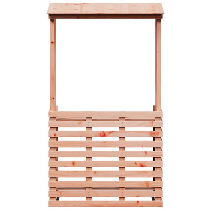 Gartenbar mit Dach 112,5x57x195,5 cm Massivholz Kiefer