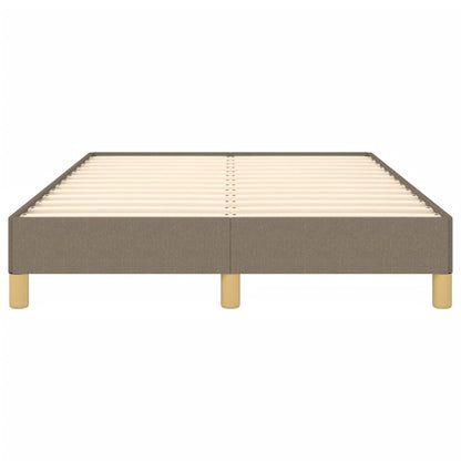 Bettgestell ohne Matratze Taupe 120x190 cm Stoff