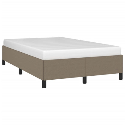 Bettgestell ohne Matratze Taupe 120x190 cm Stoff