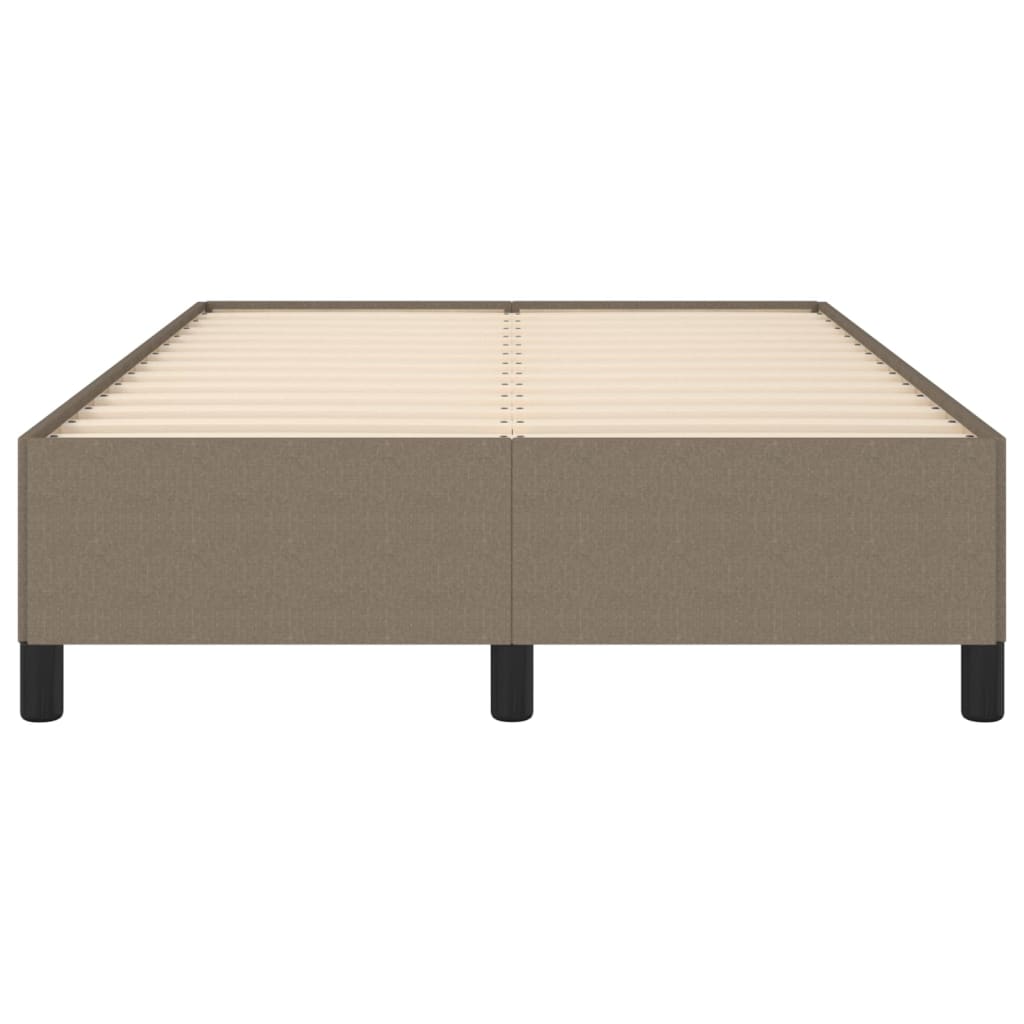Bettgestell ohne Matratze Taupe 120x190 cm Stoff