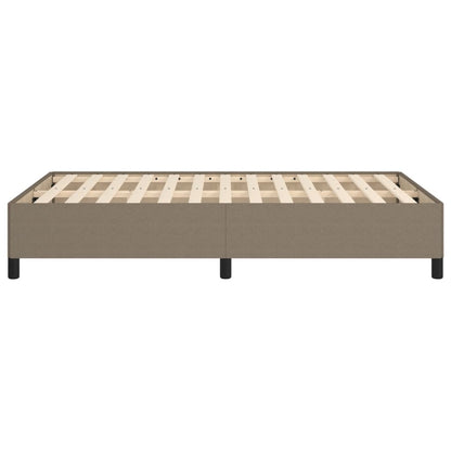 Bettgestell ohne Matratze Taupe 120x190 cm Stoff
