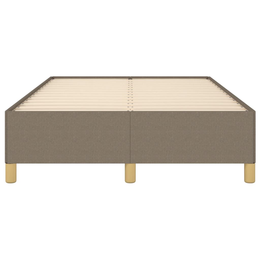 Bettgestell ohne Matratze Taupe 120x190 cm Stoff