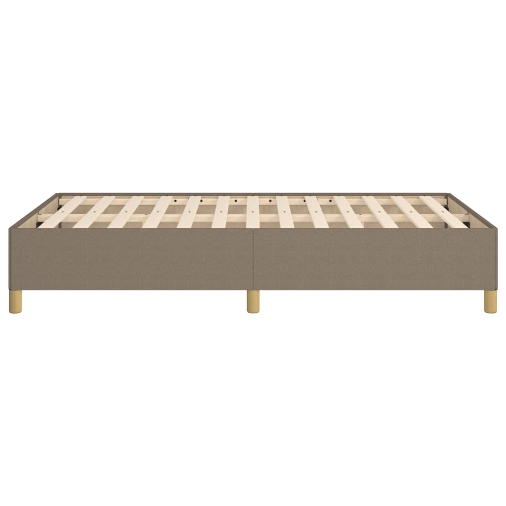 Bettgestell ohne Matratze Taupe 120x190 cm Stoff