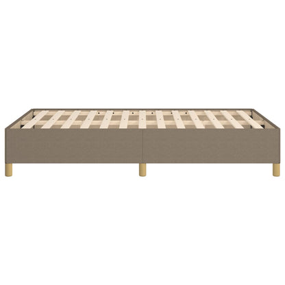 Bettgestell ohne Matratze Taupe 120x190 cm Stoff