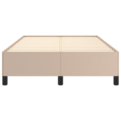 Bettgestell ohne Matratze Cappuccino-Braun 120x190cm Kunstleder