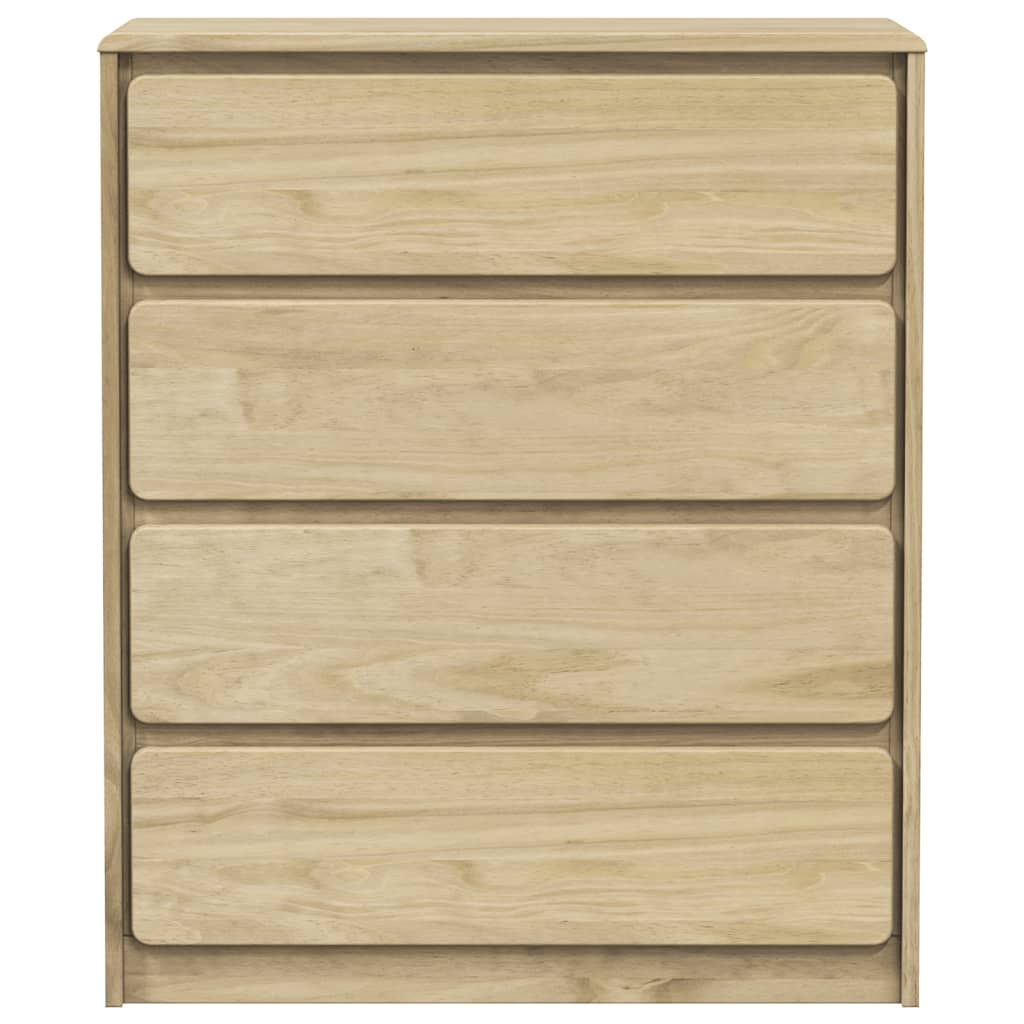 Skuffeskab SAUDA eg look 76,5x39x91 cm massivt træ