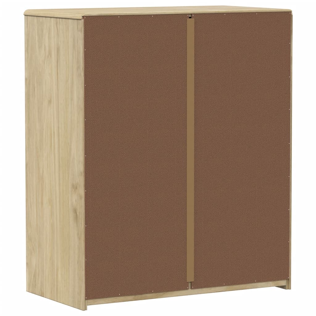 Skuffeskab SAUDA eg look 76,5x39x91 cm massivt træ