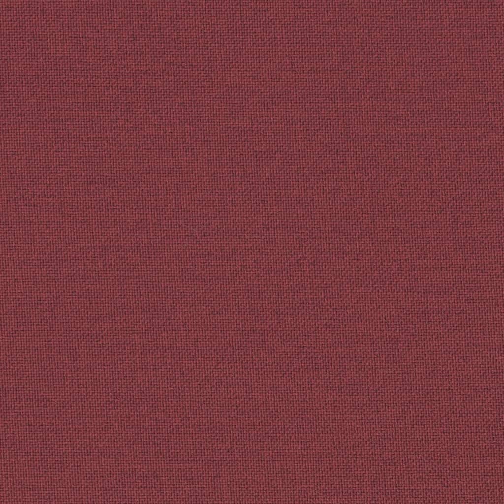 Hochlehner-Auflagen 2 Stk. Melange Weinrot 120x50x7 cm Stoff