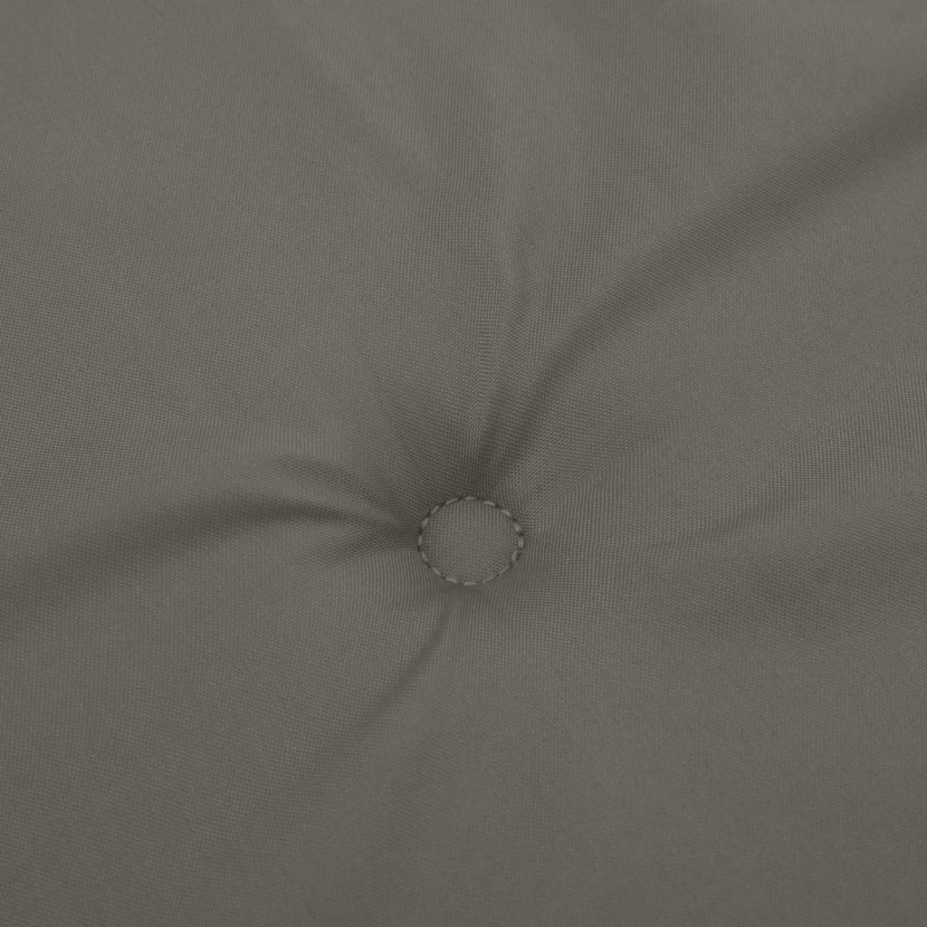 Liegestuhl-Auflage Melange Dunkelgrau (75+105) x 50 x 4 cm Stoff