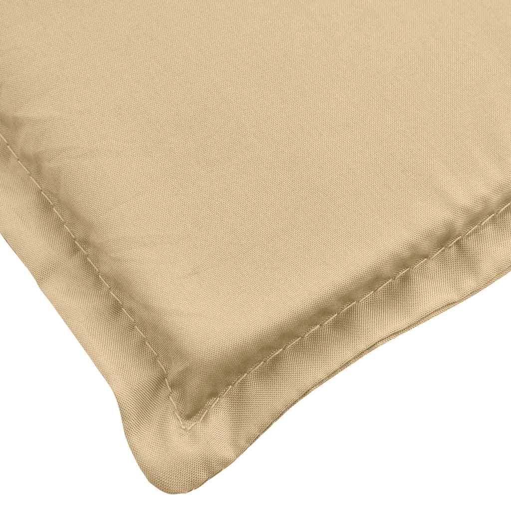 Liegestuhl-Auflage Melange Beige (75+105) x 50 x 4 cm Stoff