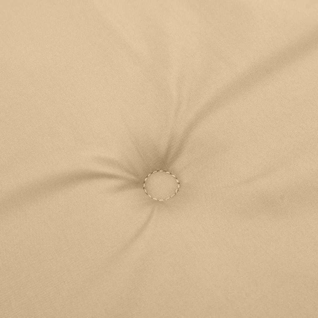 Liegestuhl-Auflage Melange Beige (75+105) x 50 x 4 cm Stoff