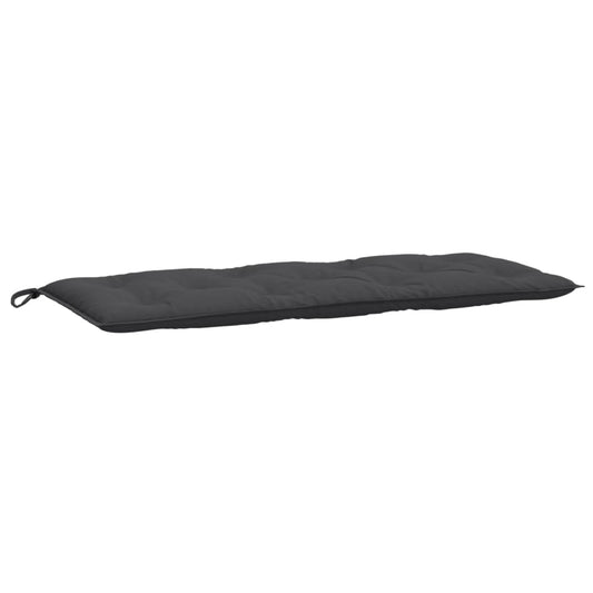 Havebænkpude Melange antracit 120x50x7 cm Stof
