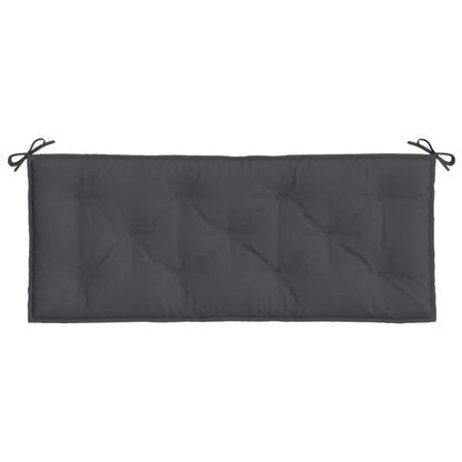 Havebænkpude Melange antracit 120x50x7 cm Stof