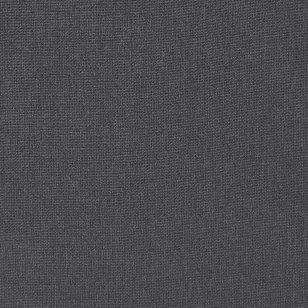 Havebænkpude Melange antracit 120x50x7 cm Stof