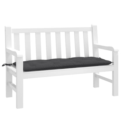 Havebænkpude Melange antracit 120x50x7 cm Stof
