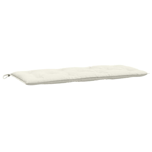 Havebænkpude Melange Creme 120x50x7 cm Stof