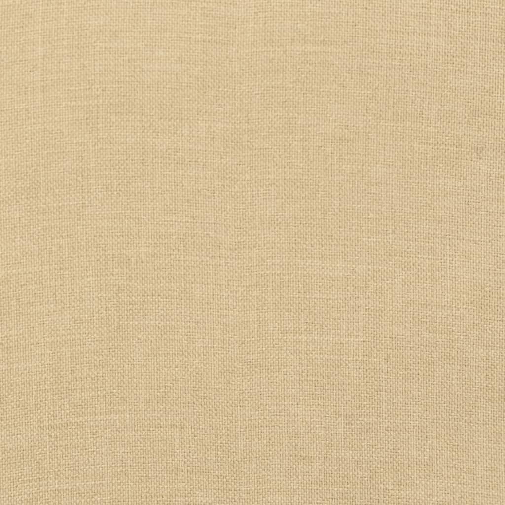 Gartenbank-Auflage Melange Beige 120x50x7 cm Stoff