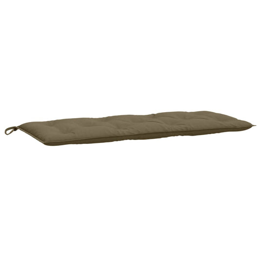 Havebænkpude Melange Taupe 120x50x7 cm Stof