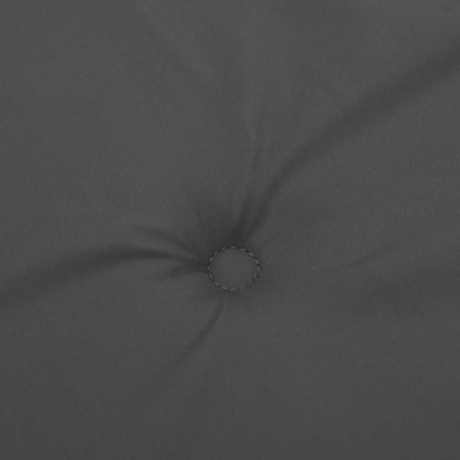 Havebænkhynde Melange antracit 150x50x7 cm Stof