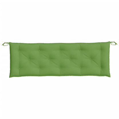 Gartenbank-Auflage Melange Grün 150x50x7 cm Stoff