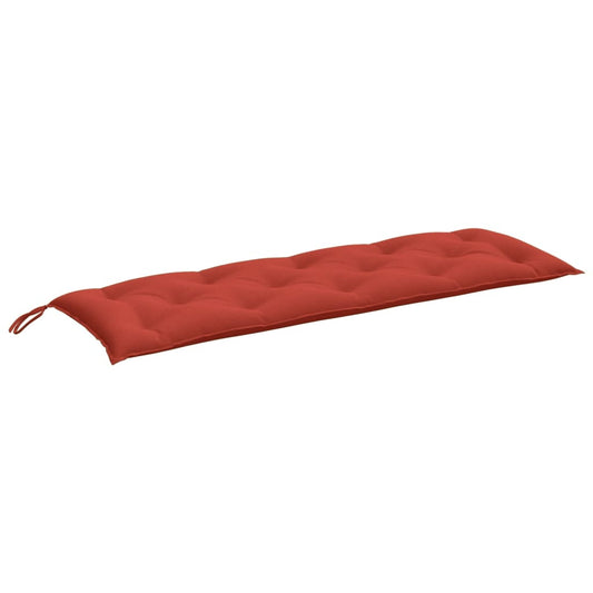 Havebænkpude Melange Rød 150x50x7 cm Stof
