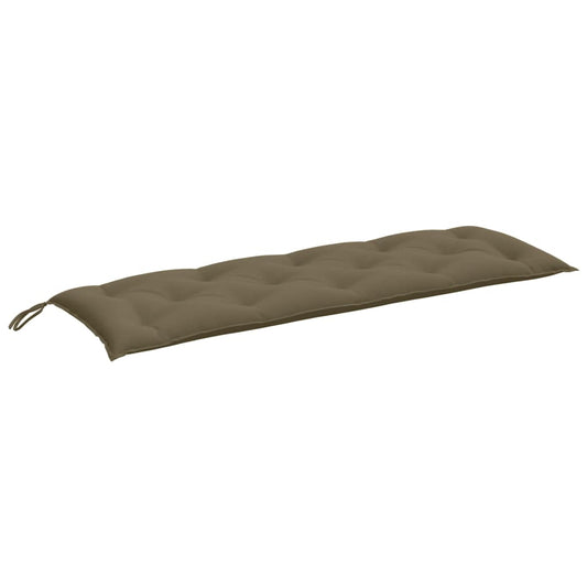 Havebænkpude Melange Taupe 150x50x7 cm Stof