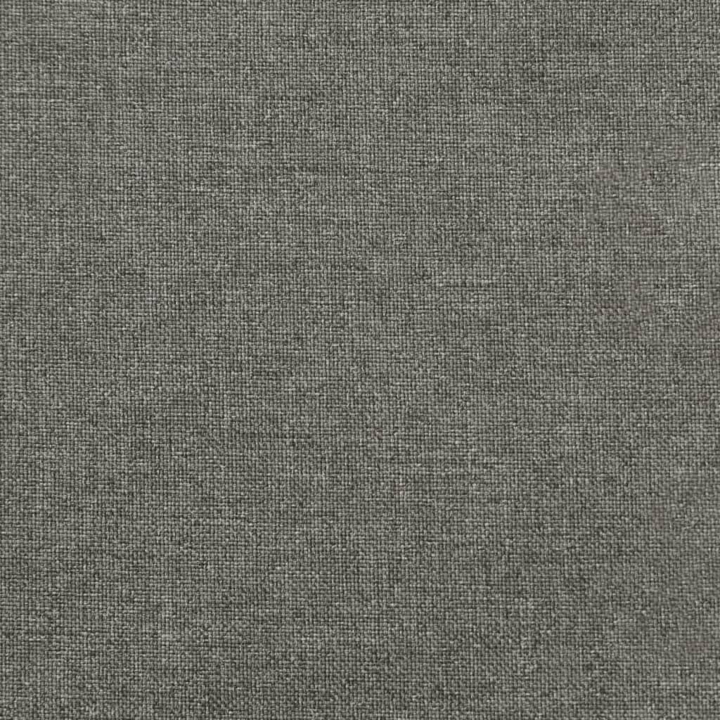Gartenbank-Auflagen 2 Stk. Melange Dunkelgrau 100x50x7 cm Stoff