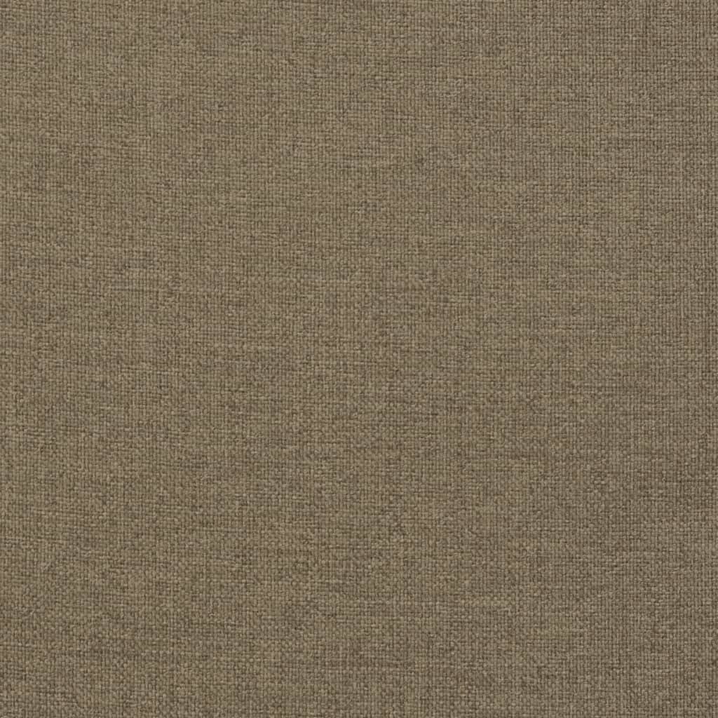Havebænkhynder 2 stk Melange Taupe 100x50x7 cm stof