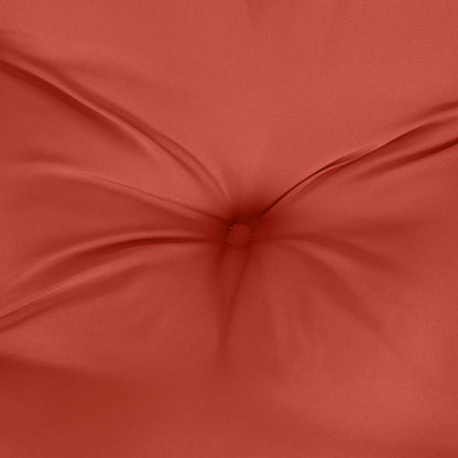 Havebænkhynder 2 stk Melange Rød 120x50x7 cm stof