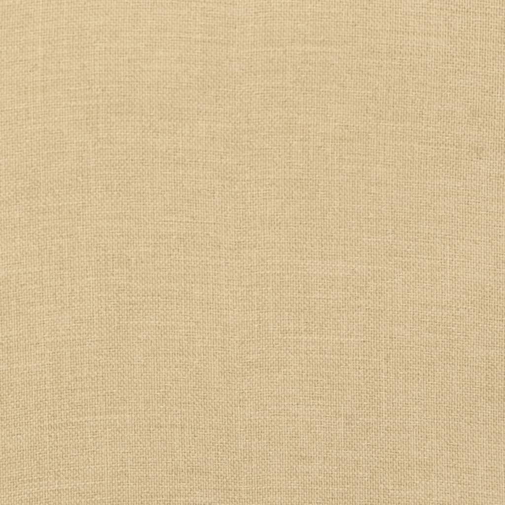 Gartenbank-Auflagen 2 Stk. Melange Beige 180x50x7 cm Stoff