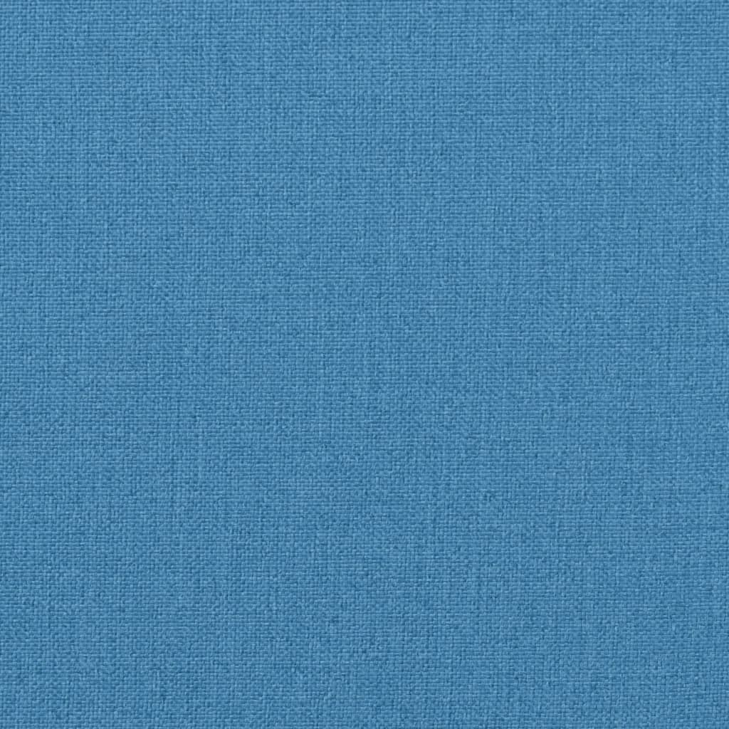 Gartenbank-Auflagen 2 Stk. Melange Blau 180x50x7 cm Stoff