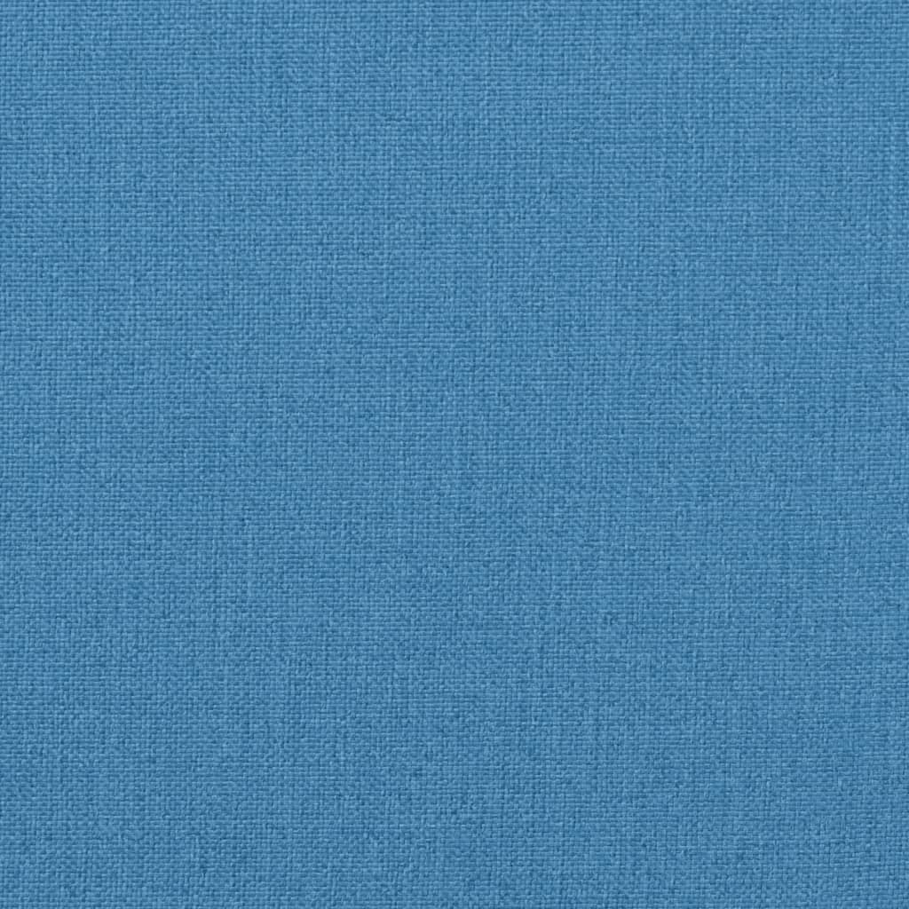 Gartenbank-Auflagen 2 Stk. Melange Blau 200x50x7 cm Stoff