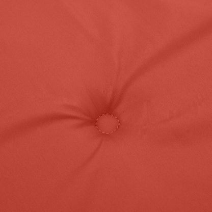Havebænkhynder 2 stk Melange Rød 200x50x7 cm stof