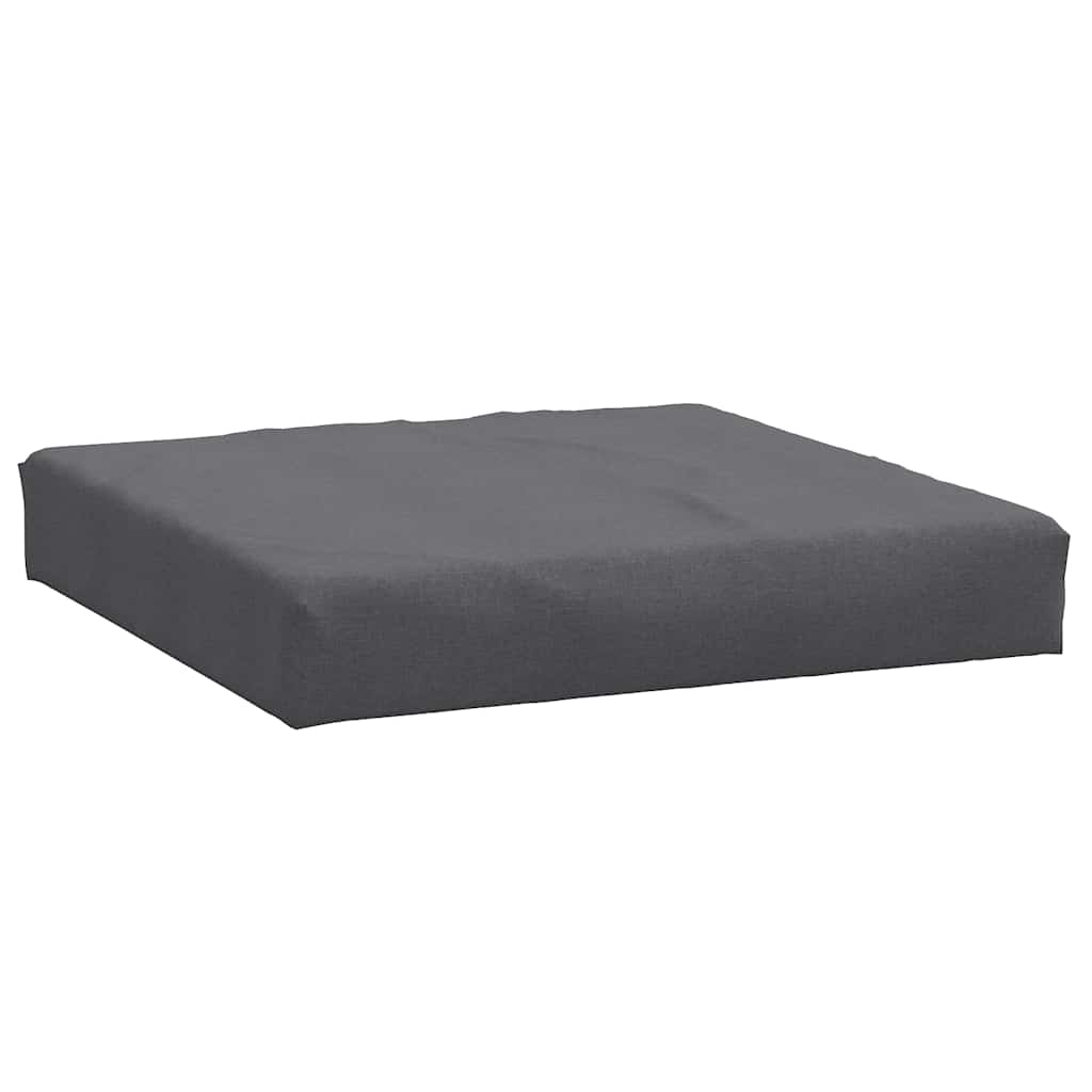 Palettenkissen Melange Anthrazit 60x60x9,5 cm Stoff