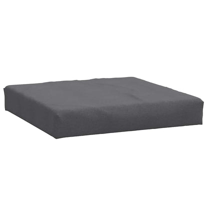 Palettenkissen Melange Anthrazit 60x60x9,5 cm Stoff