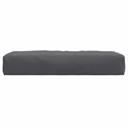 Palettenkissen Melange Anthrazit 60x60x9,5 cm Stoff