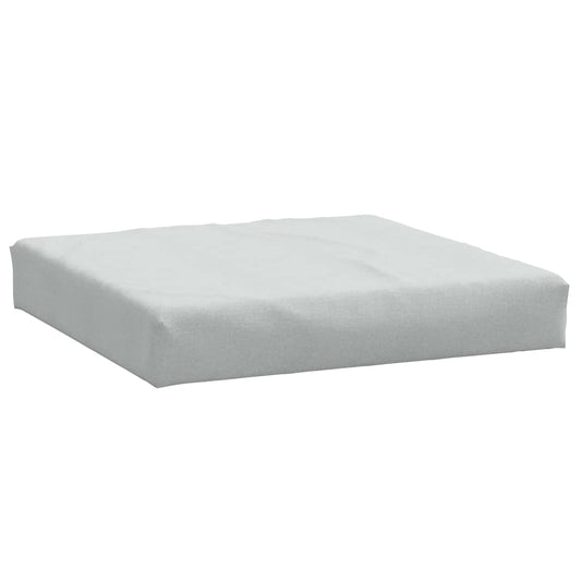 Palettenkissen Melange Hellgrau 60x60x9,5 cm Stoff