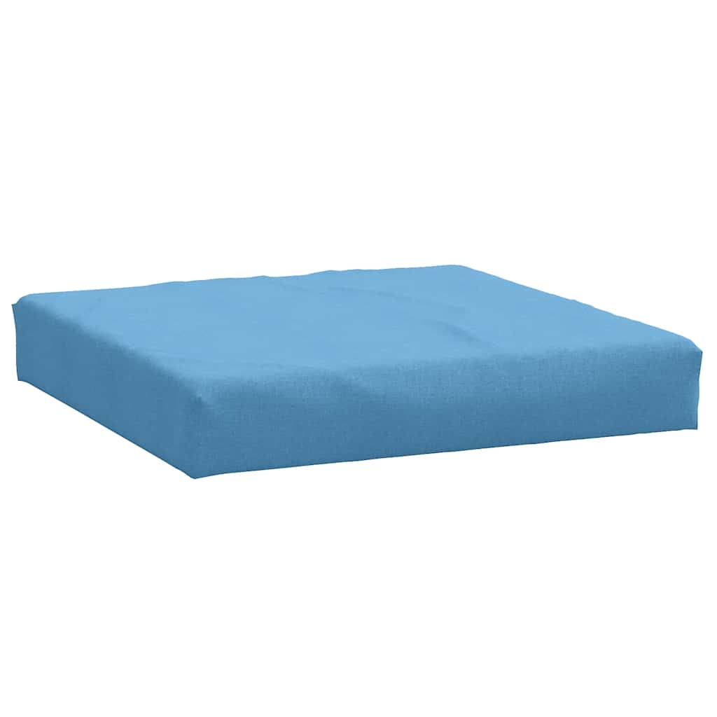 Palettenkissen Melange Blau 60x60x9,5 cm Stoff