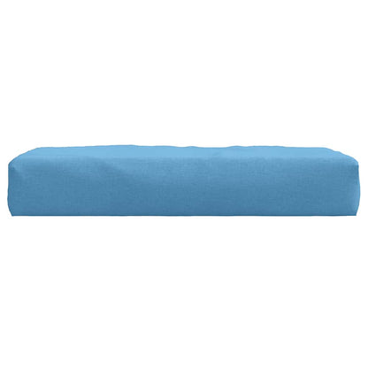 Palettenkissen Melange Blau 60x60x9,5 cm Stoff