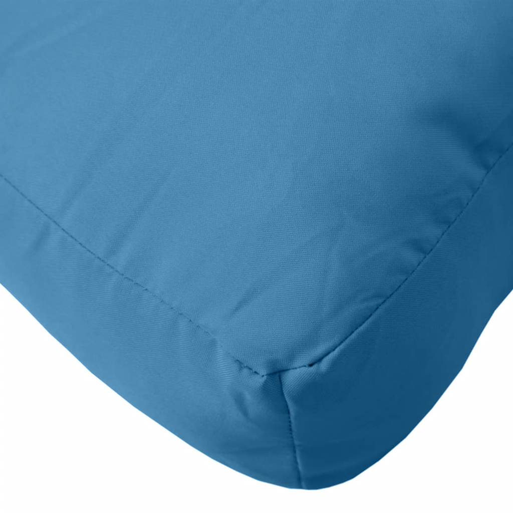 Palettenkissen Melange Blau 60x60x9,5 cm Stoff