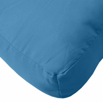 Palettenkissen Melange Blau 60x60x9,5 cm Stoff