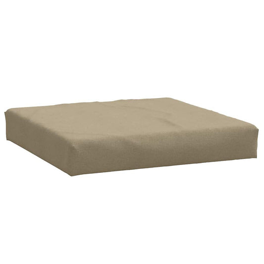 Palettenkissen Melange Taupe 60x60x9,5 cm Stoff
